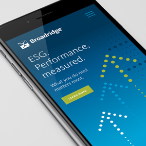 Broadridge. Helping business measure and communicate ESG performance