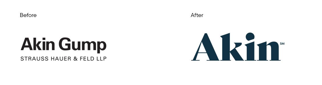 Akin logo transformation 