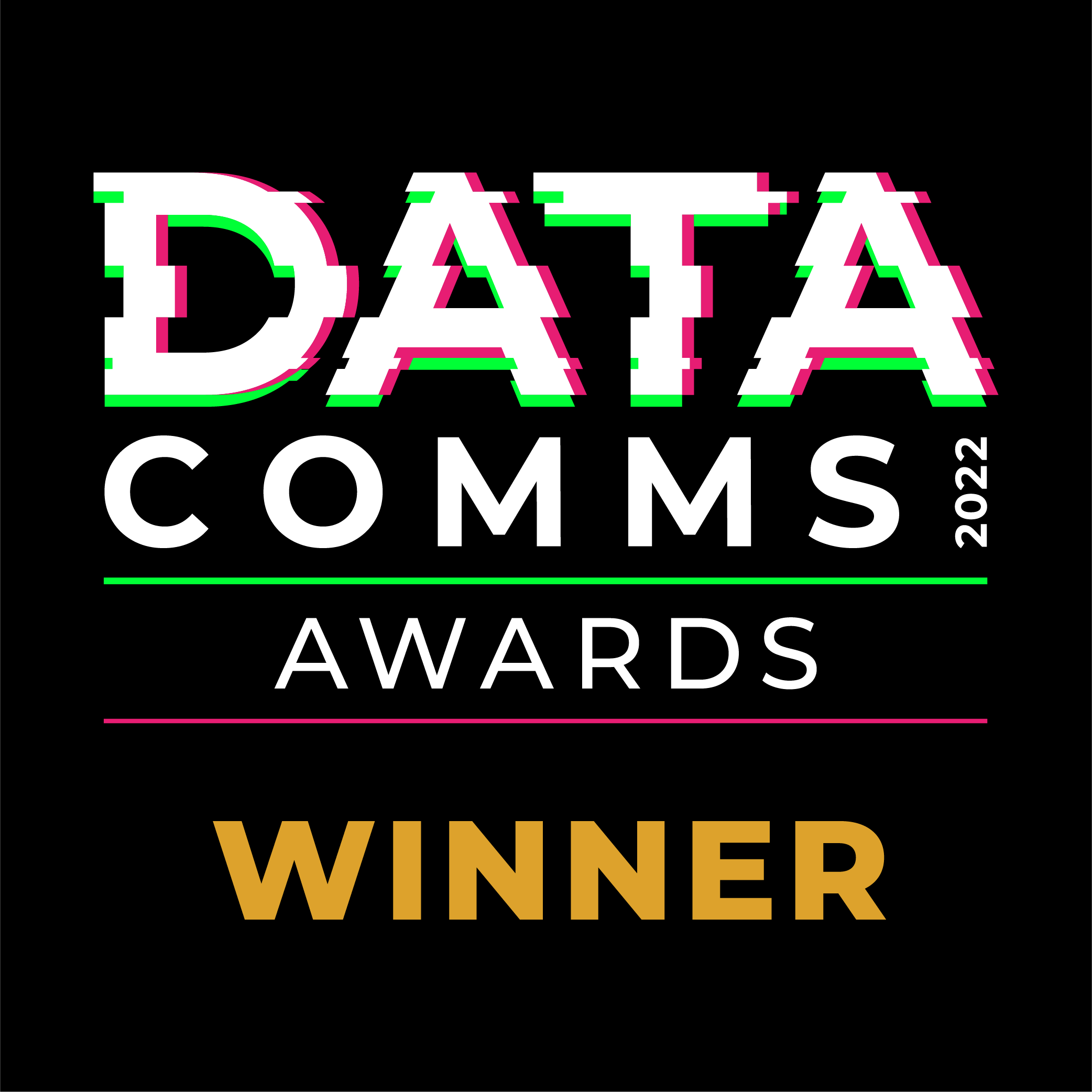 Datacomms Awards 2022 Winner Gold