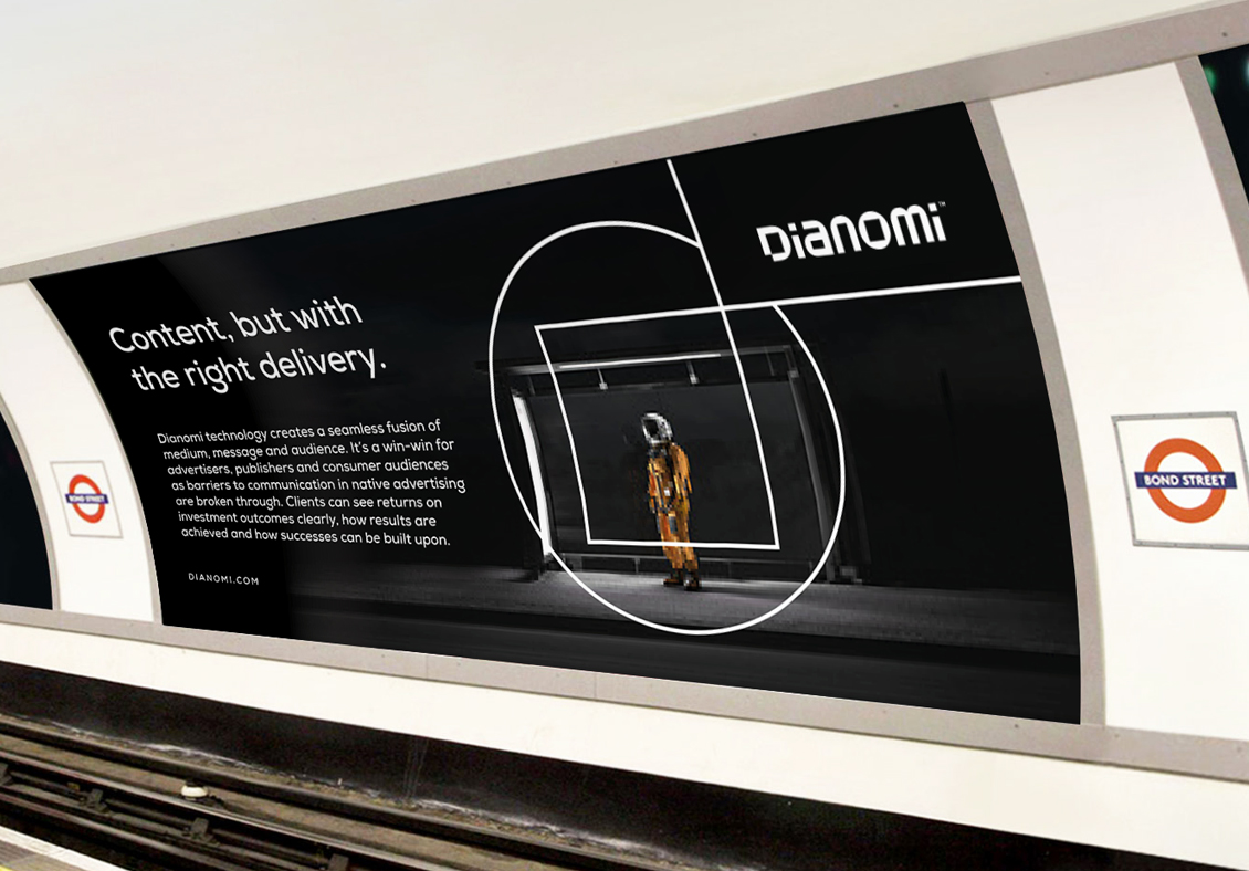 New Dianomi branding on a metro wrap