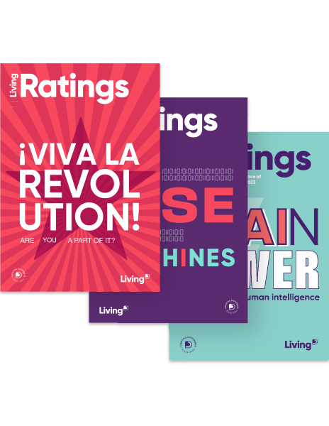 Three Living Ratings report covers