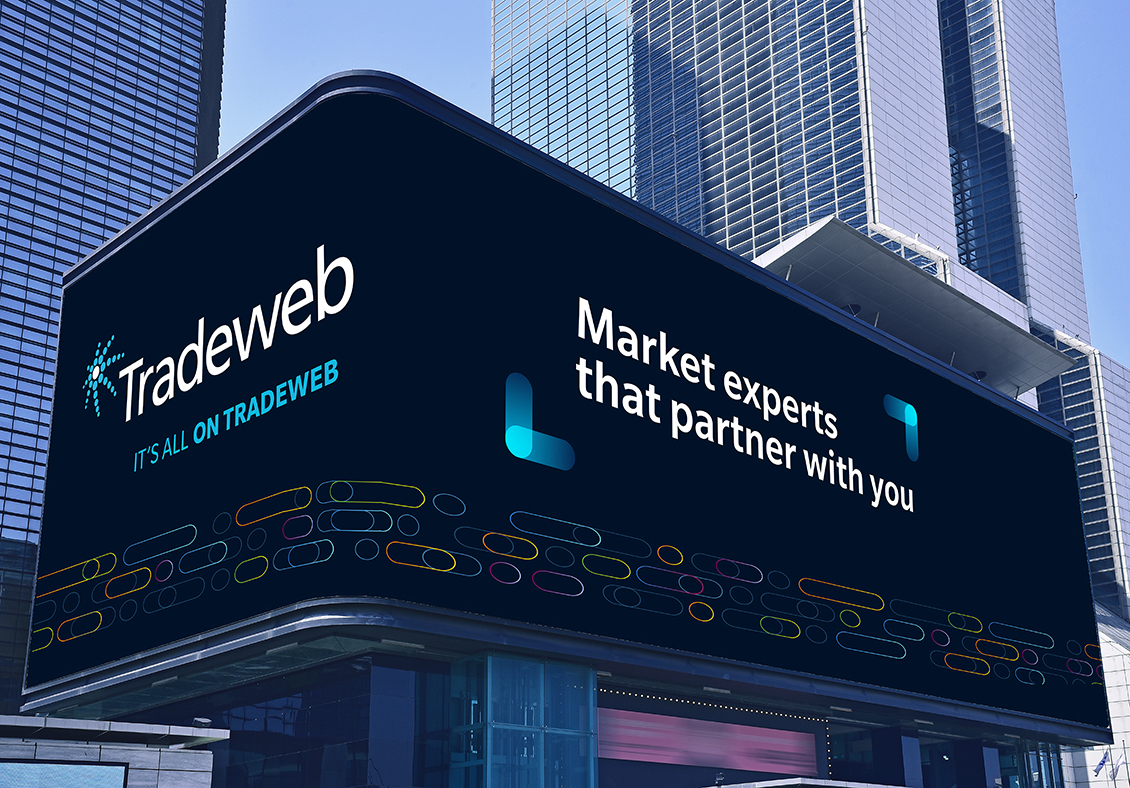 Tradeweb on OOH digital billboard