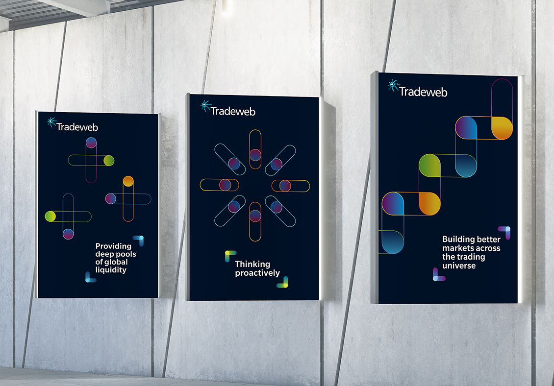 New Tradeweb designs on three large posters