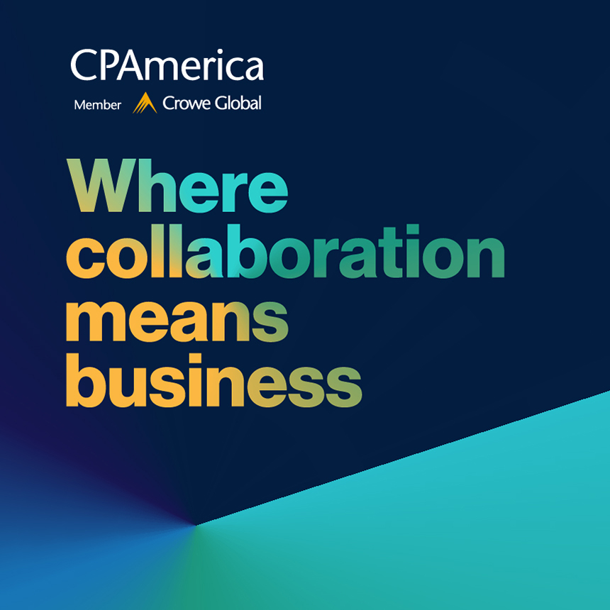 CPAmerica tile with text that says "Where collaboration means business"