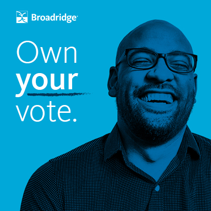 Empowering Broadridge shareholders to own their vote