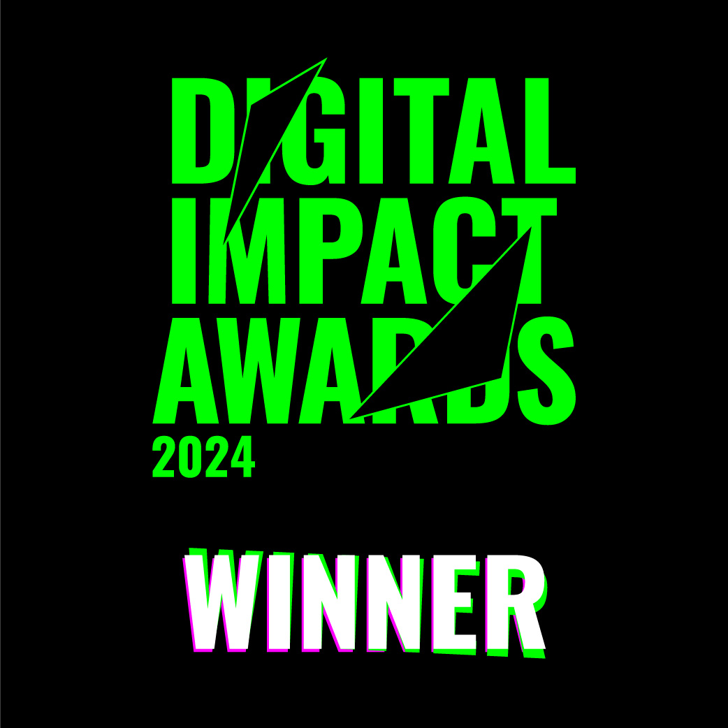 Digital impact awards 202 winner logo