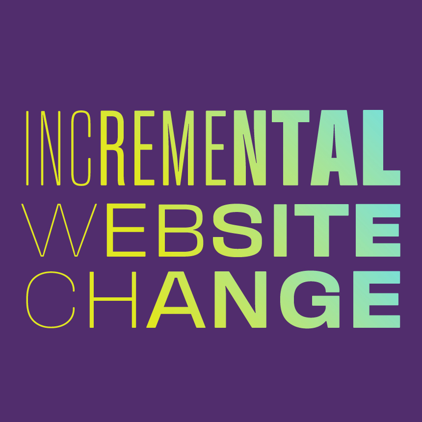 Colourful incremental website change